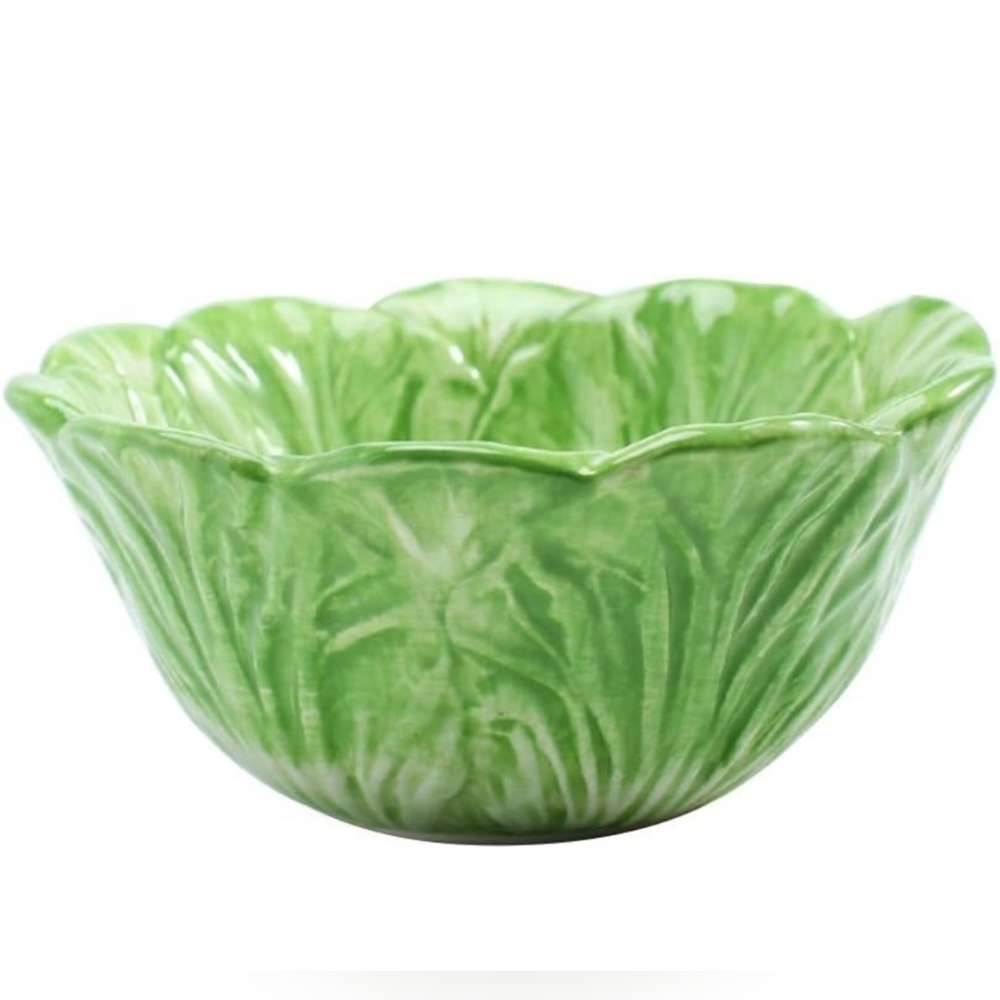 Hand-Painted Cabbage Bowl
